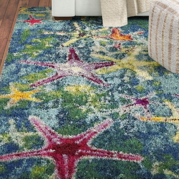 Ethel Navy Blue Area Rug by Bayou Breeze